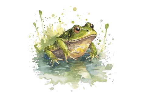 Svg Frog Pond Vector Illustration Graphic By Lofianimations · Creative