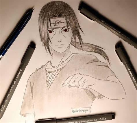 ~ Itachi 🗡️ By Artensya ️ 👉 🔻 Naruto Do You
