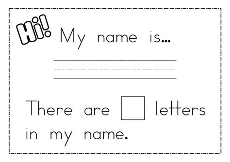 Free Name Tracing Worksheets For Preschool With Pages Preschoolers