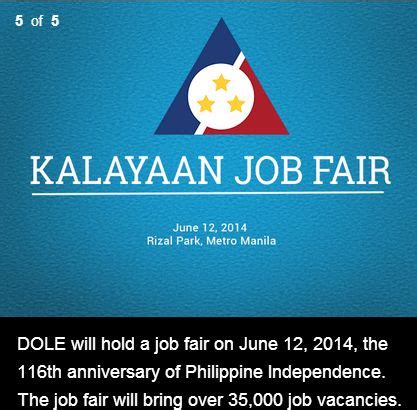 Dole June Kalayaan Job Fair To Be Held In Metro Manila Details Philnews