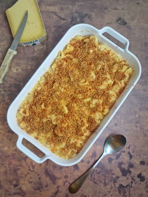 Gratin de pâtes aux 3 fromages