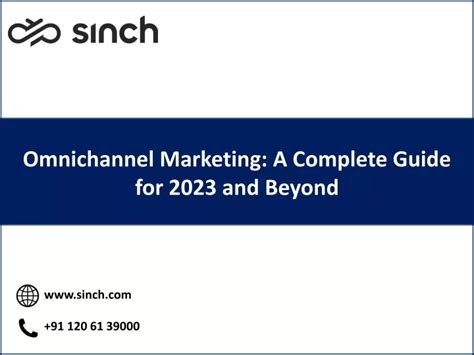 PPT Omnichannel Marketing A Complete Guide For 2023 And Beyond