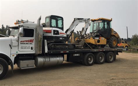 Heavy Equipment And Machinery Hauling Edmonton Ab Extreme Hauling Inc