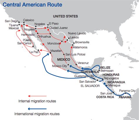 The Worlds Most Popular Migrant Routes In Maps