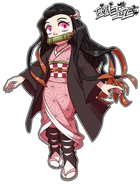 Nezuko Kimetsu No Yaiba By Emil Inze On Deviantart