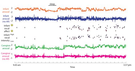 Raw Data Sample Showing From Top To Bottom Infant Arousal Composite