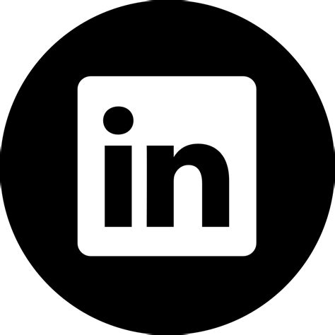 Linkedin Logo Button Svg Png Icon Free Download 24845