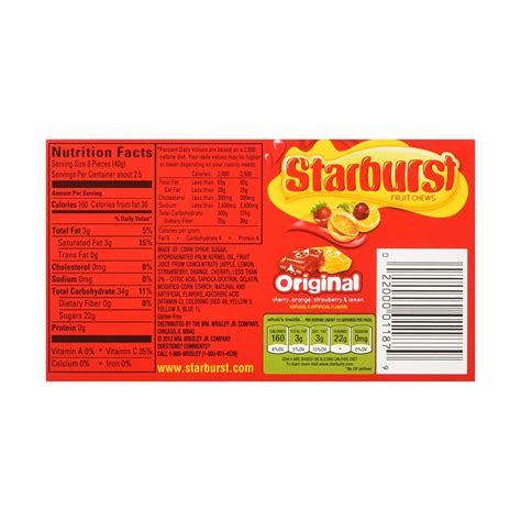 Buy 3x Packs Starburst Original Assorted Flavors Fruit Chews Theater