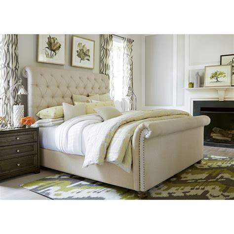 Universal Furniture Queen Upholstered Sleigh Bed And Reviews Wayfair
