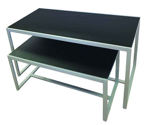 Nested Retail Display Tables Silver Nesting Tables Wood Nesting