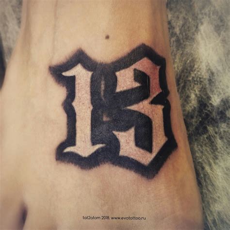 What Does A Tattoo Of The Number 13 Mean Best Tattoo Ideas For Men And Women