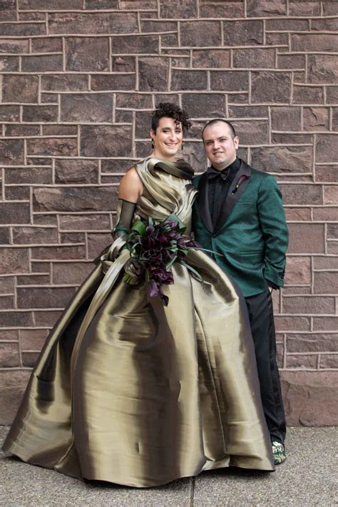 Glamorous Rupauls Drag Race Inspired Wedding Inspired With Custom Gold