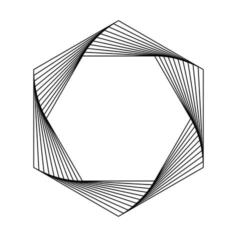 Abstract Hexagon Geometric Element Vector Download Free Vectors