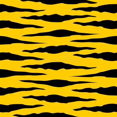 Tiger Stripes Seamless Pattern Vector Vector Illustratie Illustration