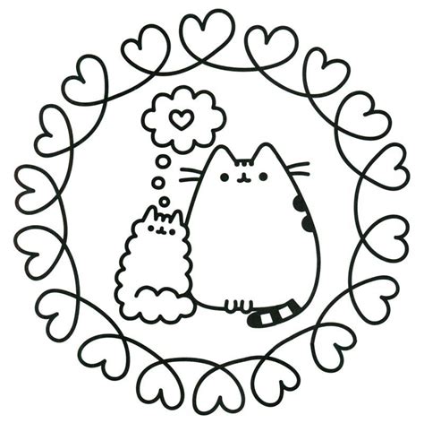 Get This Pusheen Coloring Pages Pdf And Have Fun With It