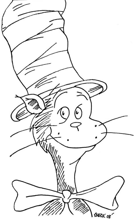 Free Printable Coloring Pages Of Cat In The Hat - nutritionalwaystoday