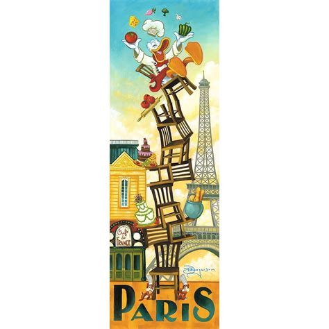 Disney Fine Art Donalds Paris Biggs Ltd