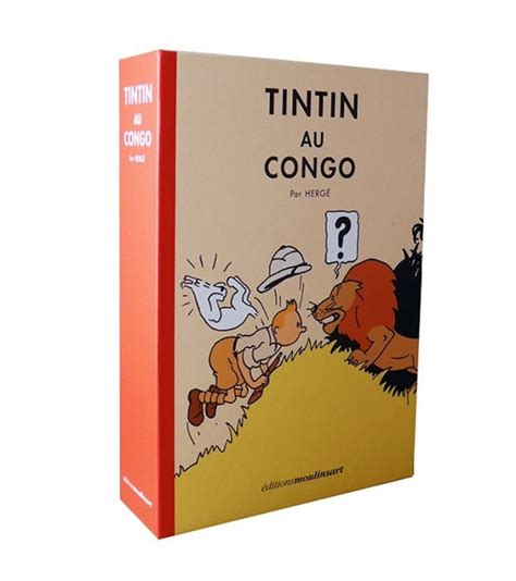 Caja Con 110 Litografías De Tintín En El Congo