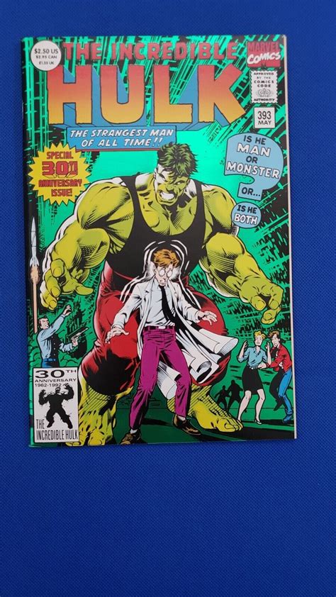 The Incredible Hulk 393 Nm Marvel Comics 1992 Key Comic Books