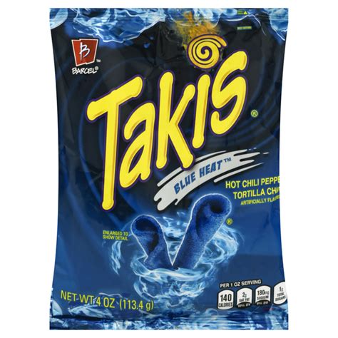 Save On Barcel Takis Hot Chili Pepper Tortilla Chips Blue Heat Order