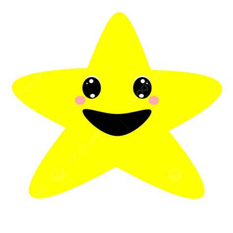 귀여운 미소 노란색 별 만화 벡터 별 만화 웃다 Png 일러스트 및 벡터 에 대한 무료 다운로드 Pngtree