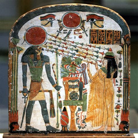 Archaeology And Art On Twitter Painted Wood Funerary Stele Of An