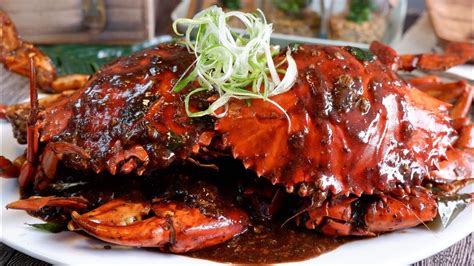 Super Easy Singapore Black Pepper Crab Recipe Youtube Crab