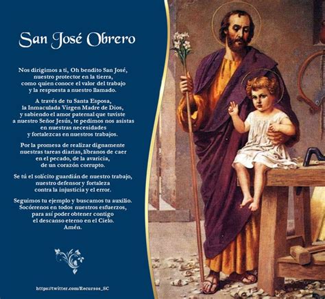 San José Spanish Prayers Jesus Jose