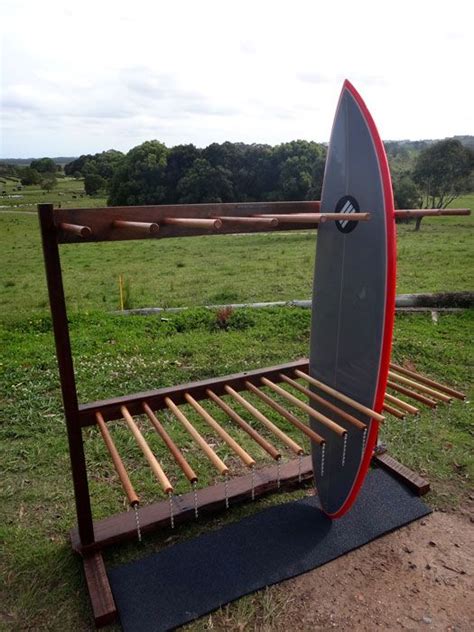 Kayak storage surf shack board rack diy leather bound books mahogany stain board rack. DYI Vertical Surfboard Rack - Google Search | Surfboard rack, Surfboard, Surfboard storage