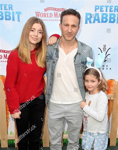 Breckin Meyer Daughters Caitlin Meyer Clover Editorial Stock Photo