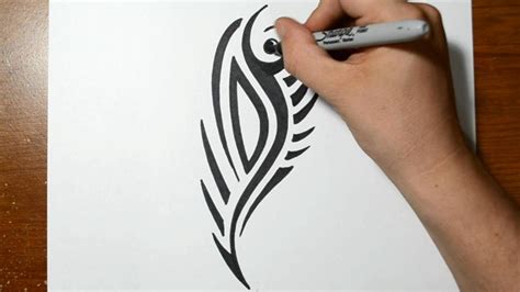 Tattoo designs often include a verse from the bible. How to Draw a Cool Tribal Tattoo Design - Sketch 1 - YouTube