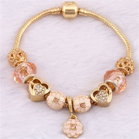 Today i compared my pandora rose bracelet to a generic rose gold plated over silver bangle to compare the cost and quality. Rose Gold Charm Bracelet Pandora Bracelet Rose Gold ...
