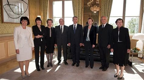 Prochain conseil fédéral de la fim. Femmes au Conseil fédéral
