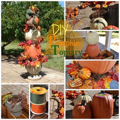 Decor You Adore Easy Diy Pumpkin Topiary Tutorial