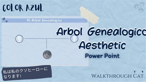 Arbol Genealogico Aesthetic En Power Point Plantilla Incluida The
