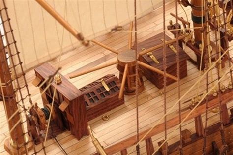 Hms Endeavour Open Hull Model Shiphandcraftedwoodenready Made