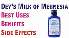 Deys milk of megnesia best uses benifits precaution and side effects in ...