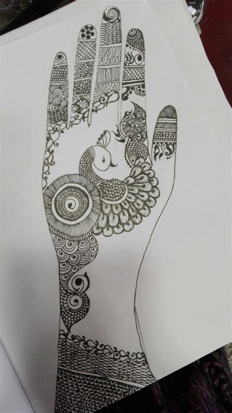 Mehandi Design On Pencil Drawing Mehndi Designs Book Henna Art