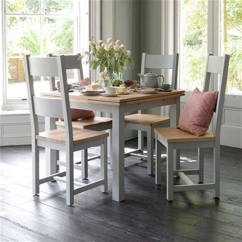 Shop our best selection of gray coffee tables to reflect your style and inspire your home. Chester Grey 90cm-155cm Square Ext. Dining Table - The Cotswold Company | Small square dining ...