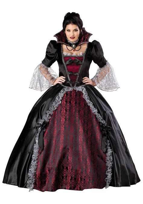 Plus Size Versailles Vampiress Costume Vampire Dress Costumes For
