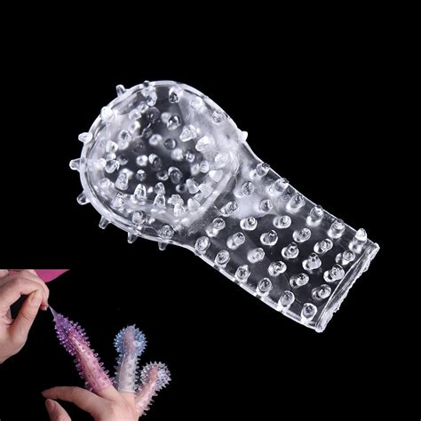 Pcs Finger Penis Sleeve Vibrator Squirt G Spot Penis Vagina Clit Stimulate Sex Product For