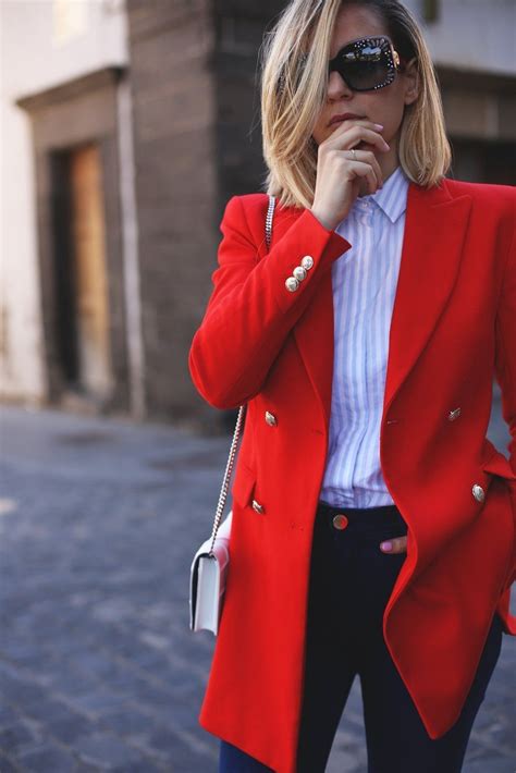 42 Amazing Outfit Combination For Red Blazer With Jeans Fashion Trends Curvy Popular Fashion