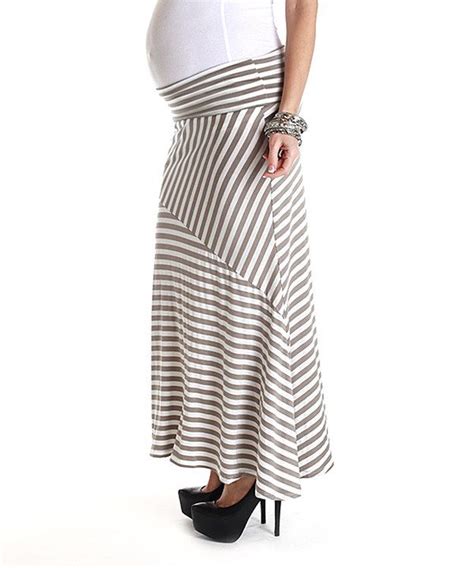 pinkblush maternity mocha and white stripe maternity maxi skirt women womens maxi skirts