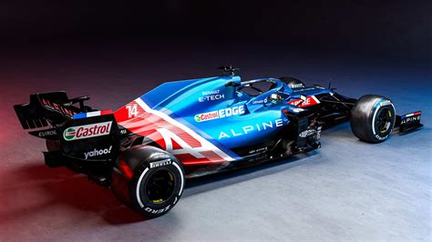 Alpine Reveal Striking Blue White And Red Livery At 2021 F1 Season