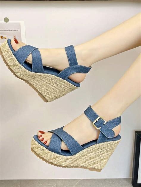 Women Minimalist Espadrille Ankle Strap Wedge Sandals Vacation Summer