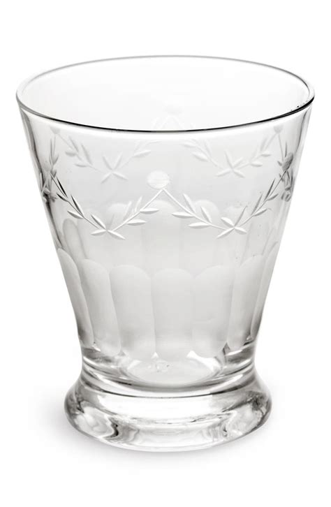 Rosanna French Bistro Etched Drinking Glasses Set Of 4