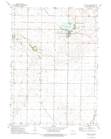 Crystal Lake Ia Topographic Map Topoquest