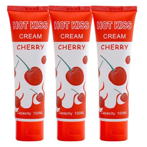 Edible Cherry Flavor Lubricant Water Based Sex Lube Couple Oral Sex
