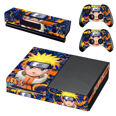 Japanese Anime Vinyl Skin Decals Cover For Xbox One Console With Two
