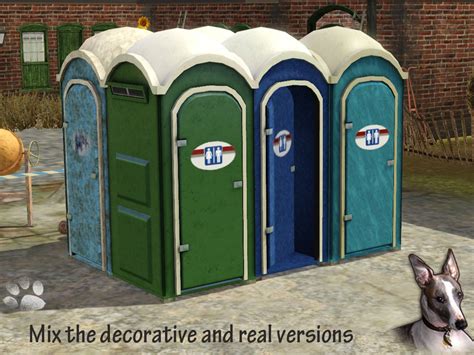 The Sims Resource Porta Potty Portable Toilets